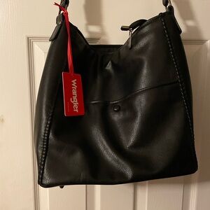 Black wrangler tote bag. Brand new.